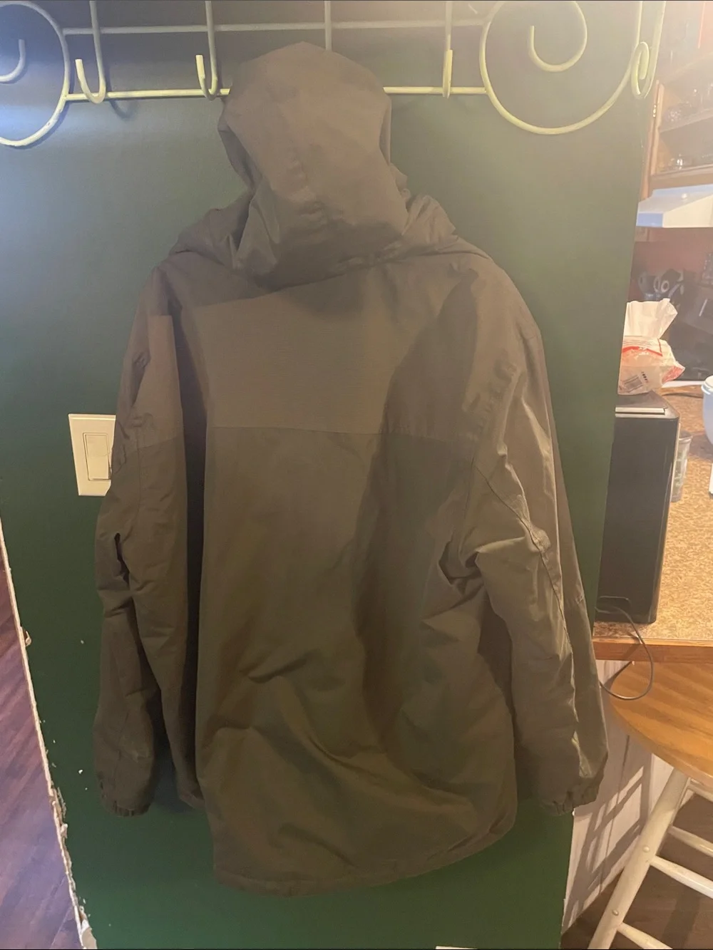 Free Country Olive Hooded Insulated Jacket Size XXL
